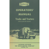 Autocar Trucks and Tractors with Gasoline Engines, Operator's Manual english