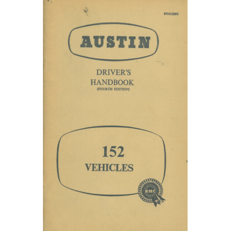 Austin 152, Driver's Handbook Edition 09.1957