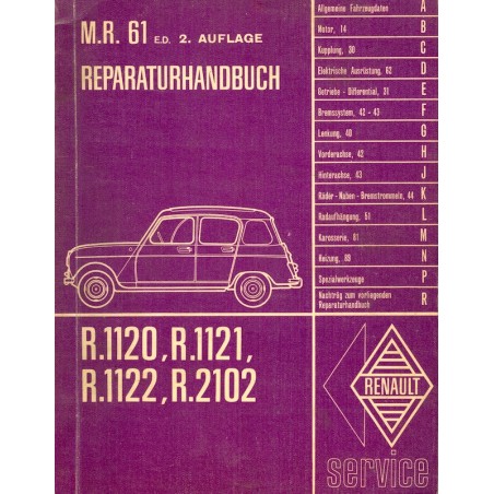 Renault R 4 Reparaturhandbuch
