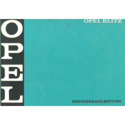 Opel Blitz Bedienungsanleitung