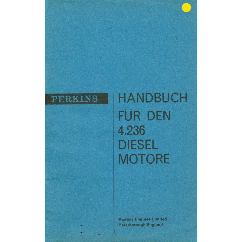 Perkins 4.236 Dieselmotor Handbuch