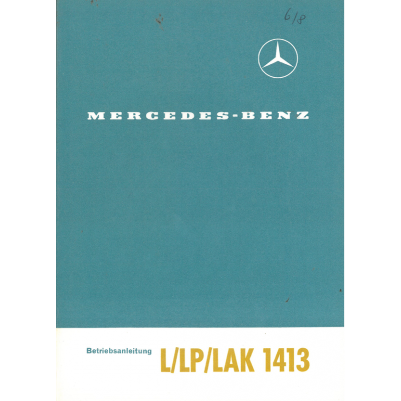 MB L/LP/LAK 1413, Betriebsanleitung Ausgabe G