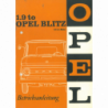 Opel Blitz Bedienungsanleitung