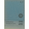 Steyr 590 / 690, Bedienungsanleitung 2. Auflage 1970