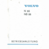 Volvo N / NB 88 Betriebsanleitung Ausgabe 12.1967 deutsch