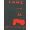 Lanz Diesel 24 PS Bedienungsanleitung