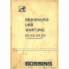 Büssing BS 16 S / BS 19 S, Bedienung und Wartung, Ausgabe 02.1969