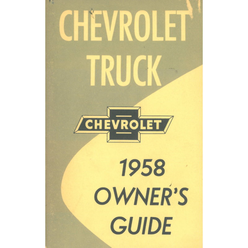 Chevrolet Truck Owner's Guide, 1958