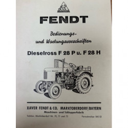 Fendt Dieselross F 28 P/H...