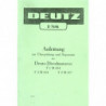 Deutz F1M 414/F2M 414/F2M 417 Reparaturanleitung, Reprint