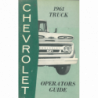 Chevrolet Truck Operators Guide, 1961