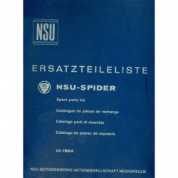 NSU-Spider Ersatzteilliste