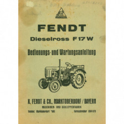 Fendt Dieselross F 17 W...