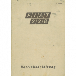 Fiat 238, Betriebsanleitung...