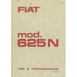 Fiat 625 N, Uso e...