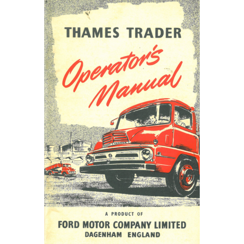 Ford Thames Trader Mark II, Manual Edition 01.1960