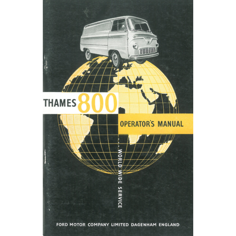 Ford Thames 800, Manual Edition 1960
