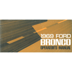 Ford Bronco, Manual 1969