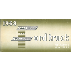 Ford Truck 100 / 350, Manual 1968
