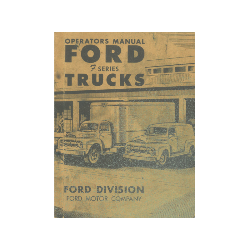 Ford Trucks F-Series Manual 1951